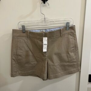 JCrew women’s 3.5" classic chino short — khaki NWT